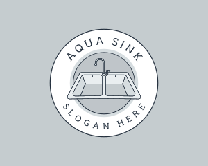 Sink Plumbing Fixture logo design