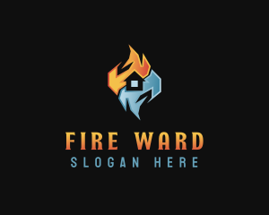 Fire Ice House logo design