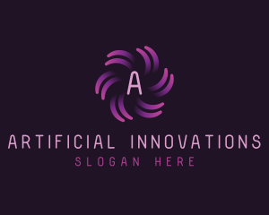 Artificial Intelligence Technology logo design