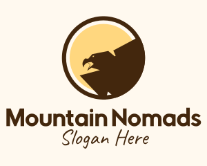 Wild Mountain Falcon logo design