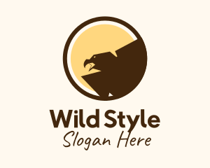 Wild Mountain Falcon logo design