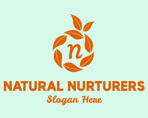 Natural Leaves Gardening logo design