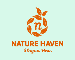 Natural Leaves Gardening logo design