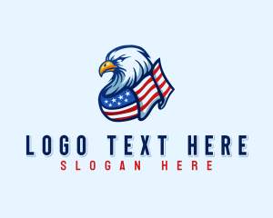 Patriot Eagle Flag logo