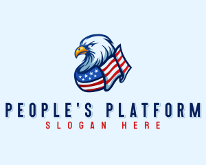 Patriot Eagle Flag logo