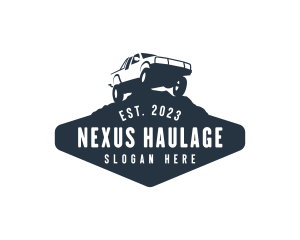 Offroad Driving Truck logo design