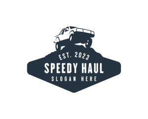 Offroad Driving Truck logo design