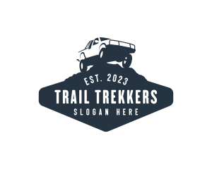 Offroad Driving Truck logo design