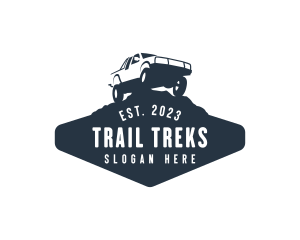 Offroad Driving Truck logo design