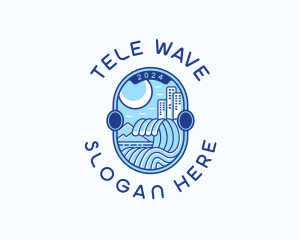 Wave Travel Resort logo design