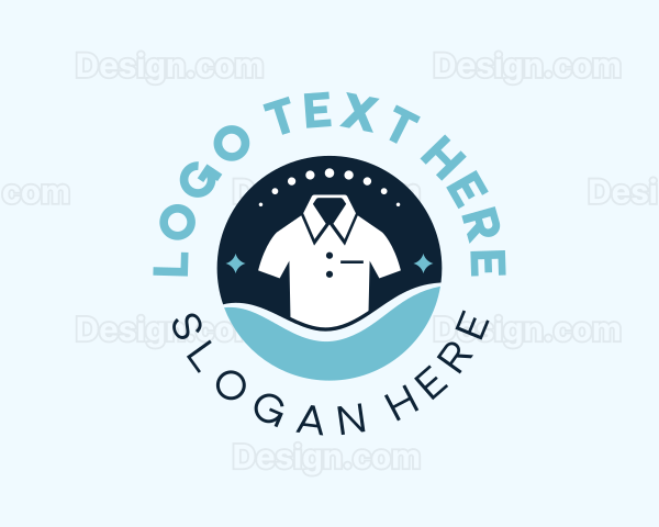 Shirt Clean Washing Logo