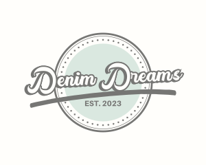 Retro Hipster Badge logo design