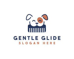 Dog Grooming Comb logo