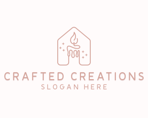 Wax Candle Decoration logo design