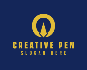 Gold Pen Company  logo design