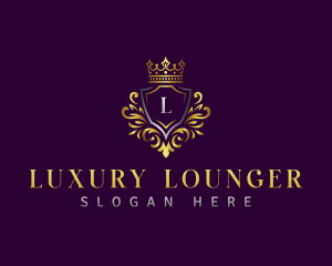 Luxury Shield Crest logo design