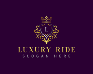 Luxury Shield Crest logo design