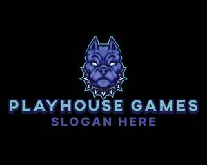 Pitbull Canine Gaming logo design