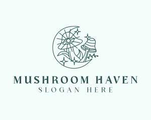 Psychedelic Shroom Fungus logo