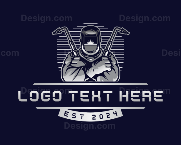 Welder Industrial Machinist Logo