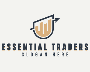 Stock Market Graph logo design