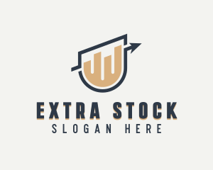 Stock Market Graph logo design