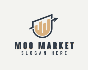 Stock Market Graph logo design