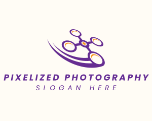 Drone Aerial Propeller logo design