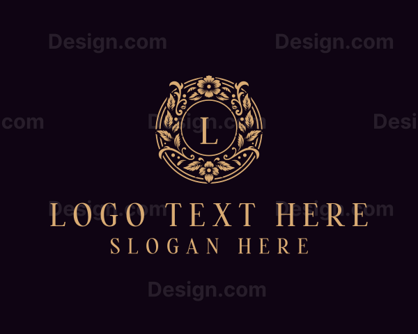 Stylish Floral Boutique Logo