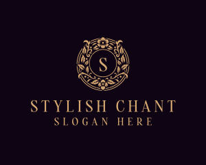 Stylish Floral Boutique logo design