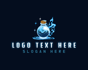 Magic Bottle Potion Logo