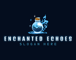 Magic Bottle Potion logo design