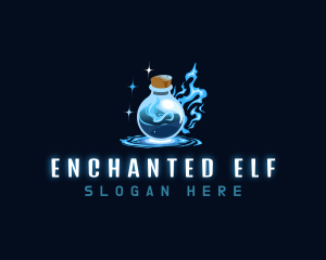 Magic Bottle Potion logo design