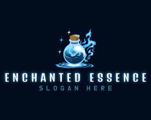 Magic Bottle Potion logo design