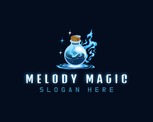 Magic Bottle Potion logo design