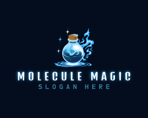 Magic Bottle Potion logo design