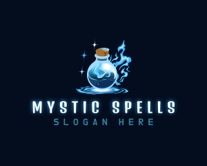 Magic Bottle Potion logo design