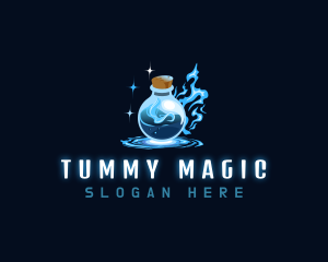 Magic Bottle Potion logo design