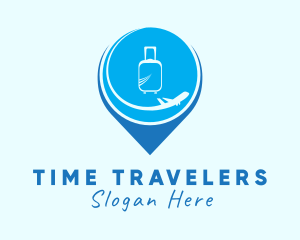 Travel Location Pin logo design