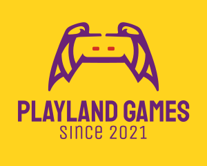 Purple Game Controller  logo design