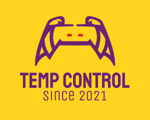 Purple Game Controller  logo design