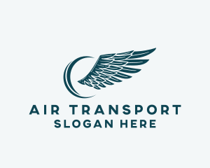 Feather Wings Flight logo design