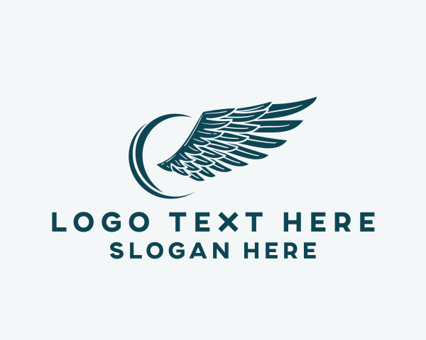 Wings logo example 1