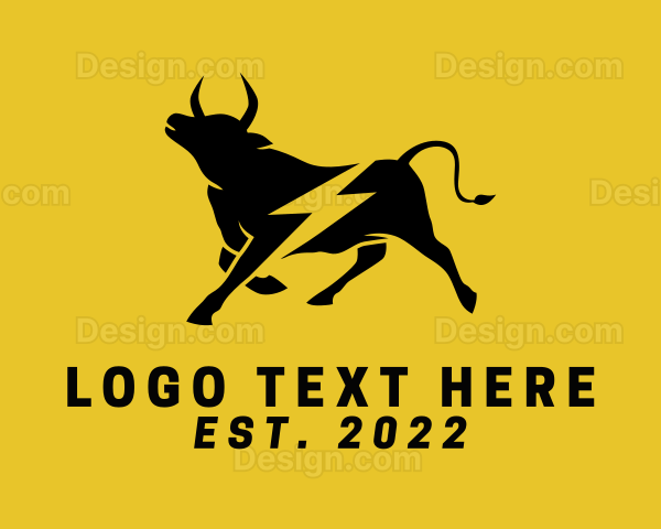 Lightning Bull Farm Logo