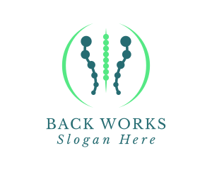 Spine Chiropractor Therapist logo