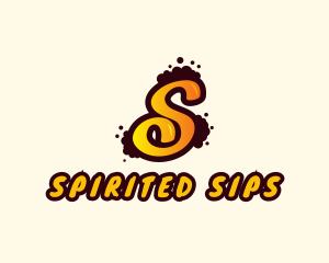 Letter S Graffiti Art logo design