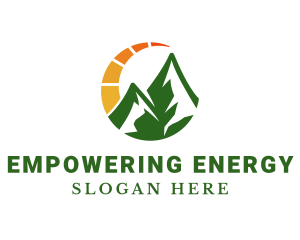 Solar Energy Mountain logo design