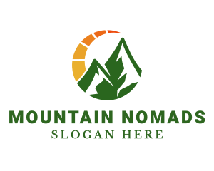 Solar Energy Mountain logo design