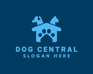 Dog Cat Pet Shelter logo design