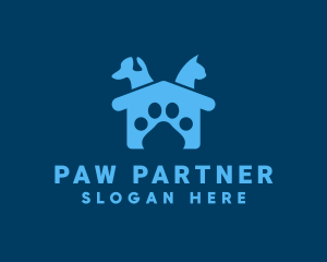 Dog Cat Pet Shelter logo design